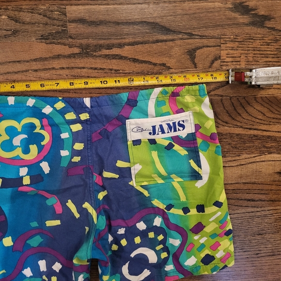 Original Jams Surf Line 80s vintage shorts size Medium - Picture 12 of 15